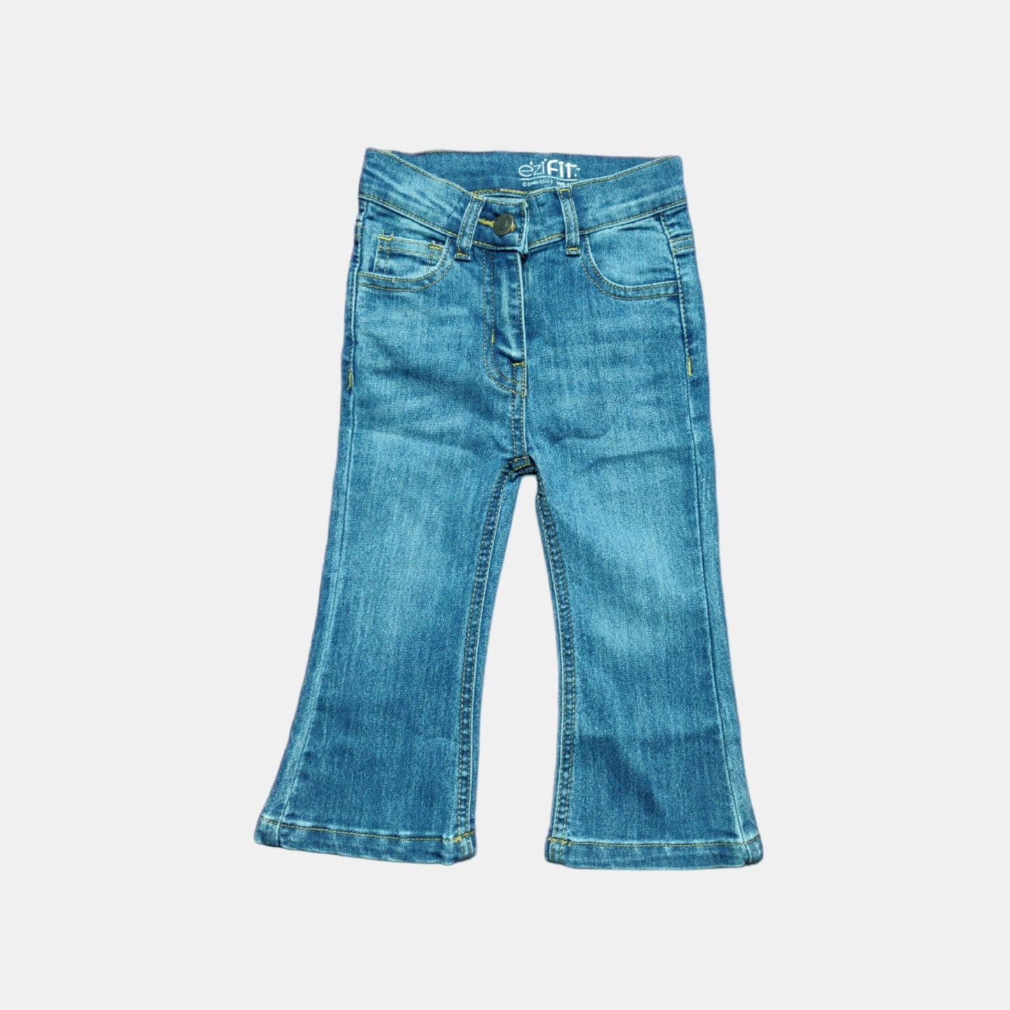 Girls bell bottom pant Light blue (Design 2)