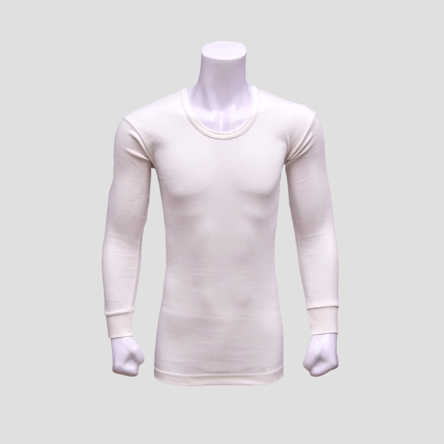 WHITE EziFit Full Sleeves Warmer Shirt