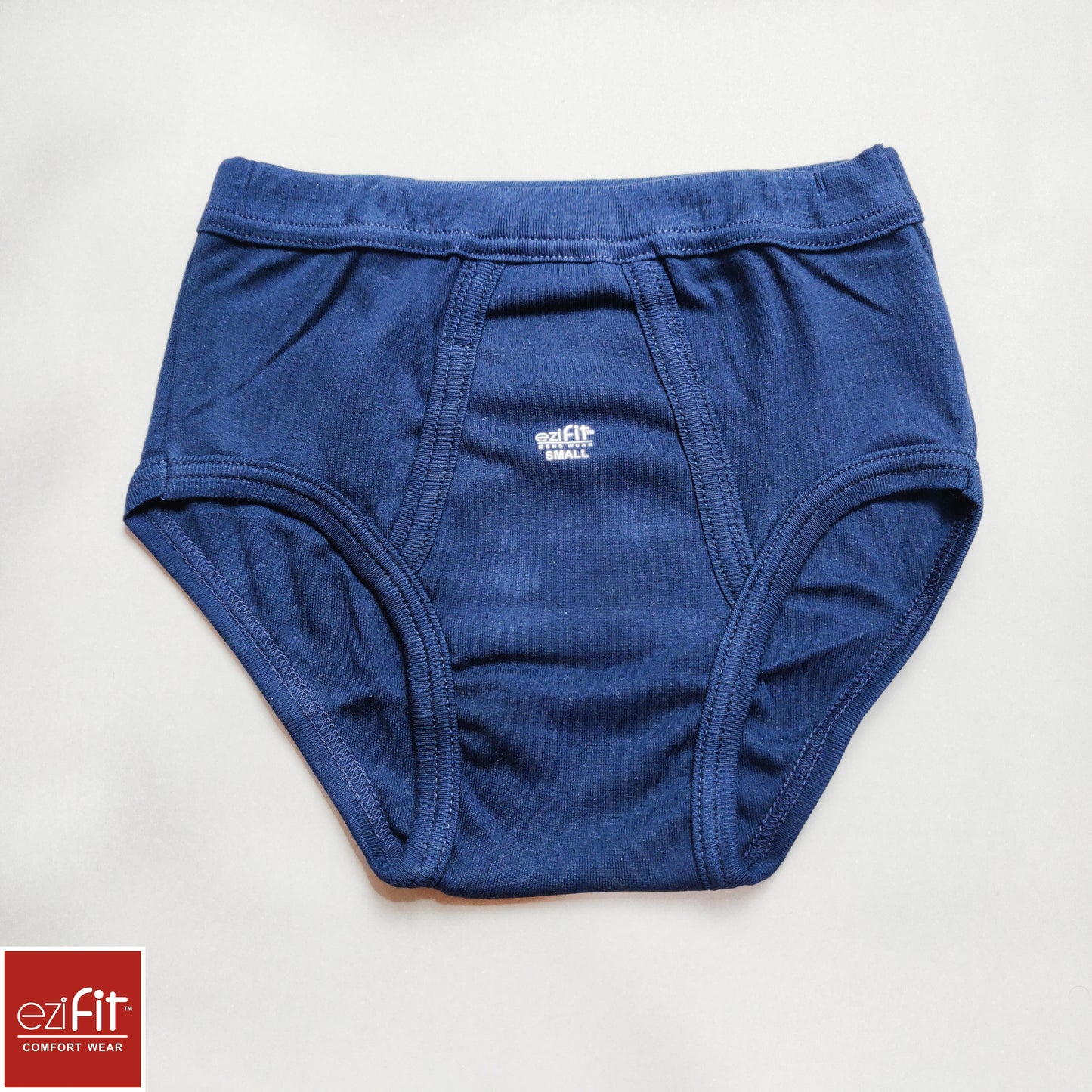 EziFit Pure Combed Cotton Fabric Blue Underwear For Men