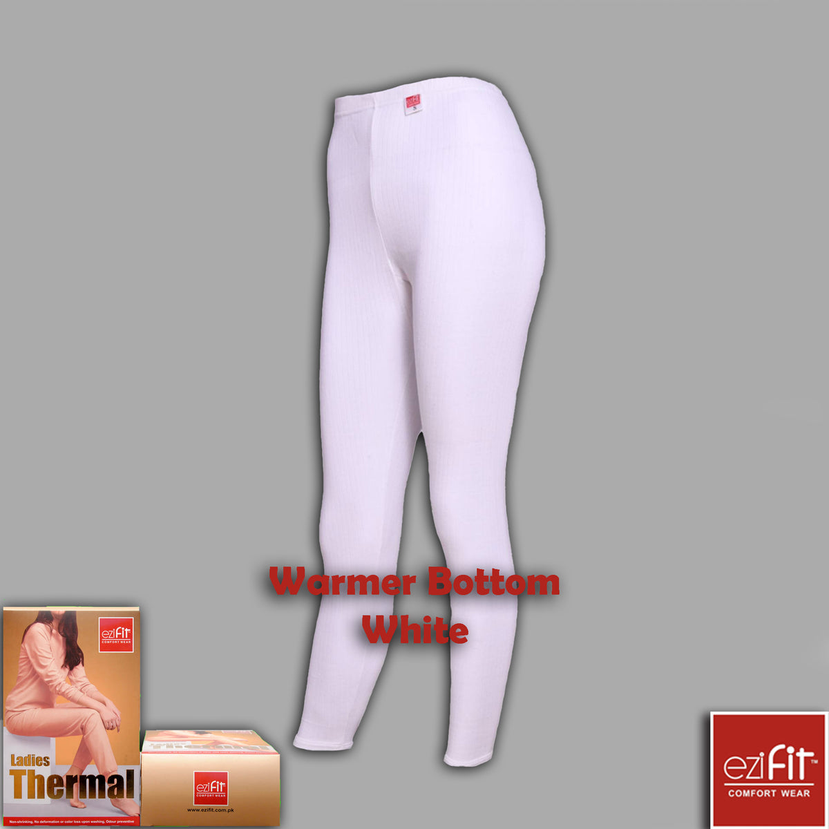 WHITE Ezifit Women Full Sleeve Warmer Suit