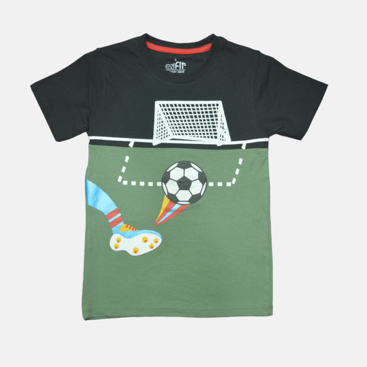 1-10 year T-shirt boys Black (BT-177)