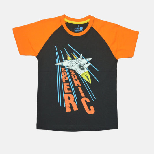 1-10 year T-shirt boys Black (BT-175)