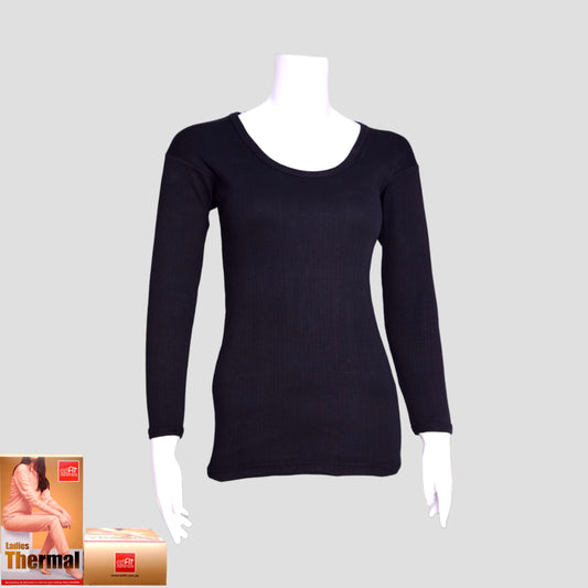 BLACK Ezifit Women Full sleeve Warmer Shirt