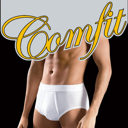 EziFit Comfit Blended Cotton Fabric White Underwear For Men