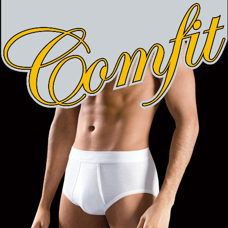EziFit Comfit Blended Cotton Fabric White Underwear For Men