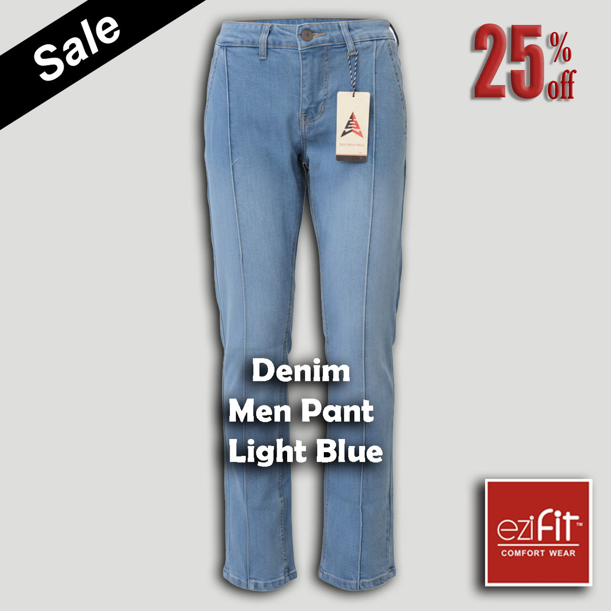 Men Denim Pant Light Blue
