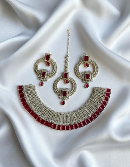 Royale Bridal Jewelry (Maroon)