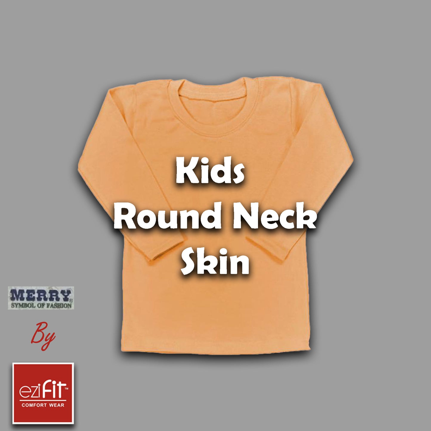 EZIFIT Cotton Lycra Round Neck - Skin