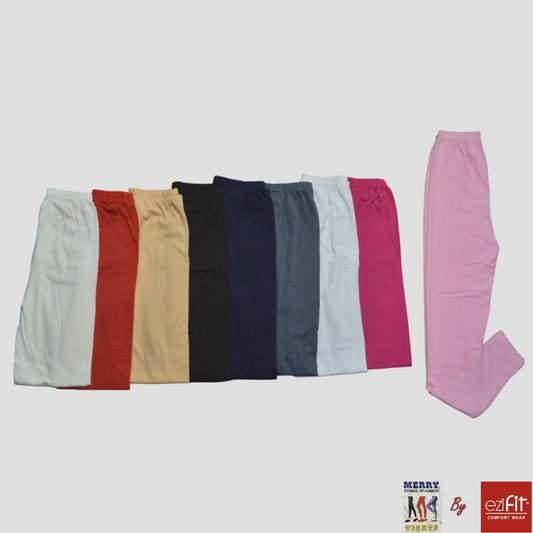 EZIFIT Cotton Lycra Tights - Muti Color (Pack of 3)