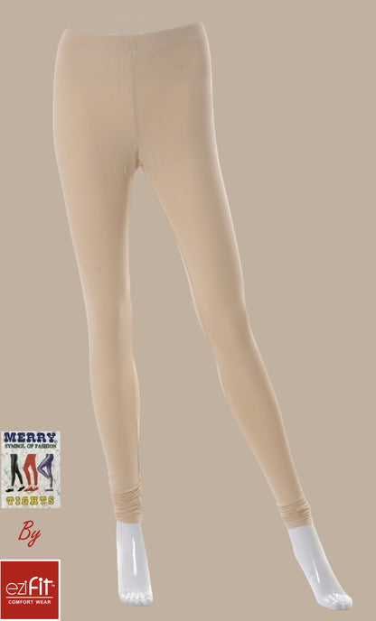 EZIFIT Cotton Lycra Tights SKIN