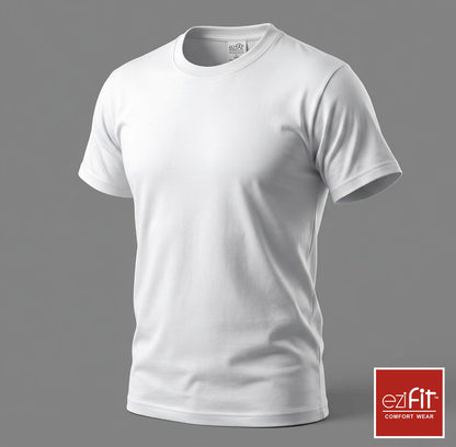 EziFit Premium Combed Cotton Round Neck Short Sleeve Vest For Men