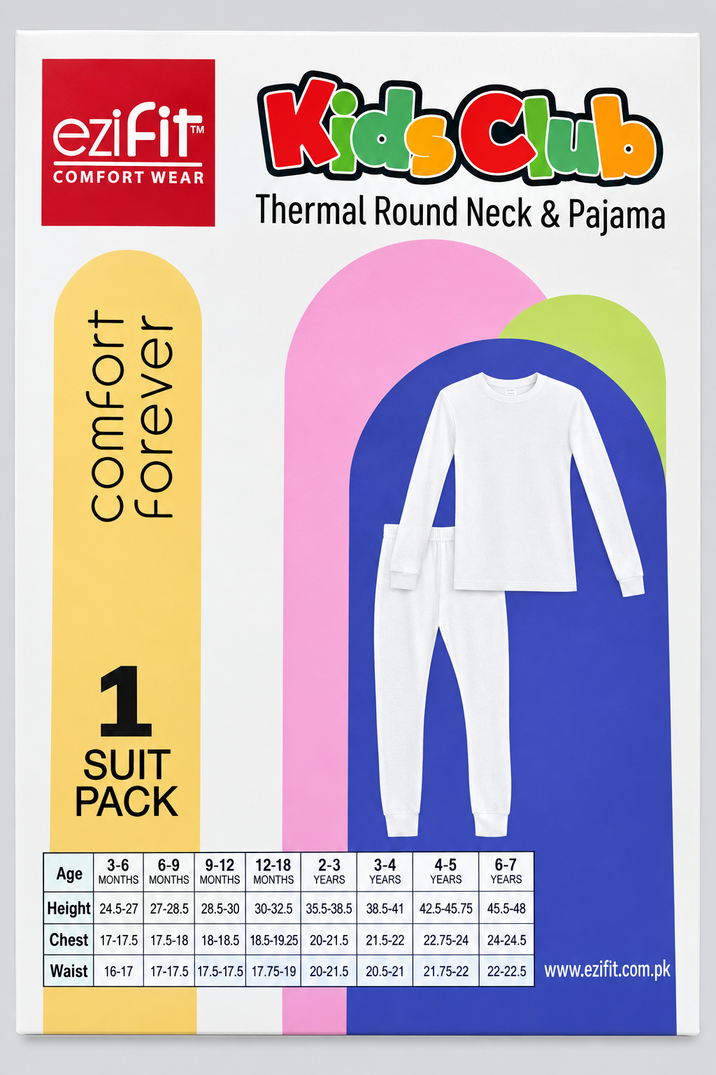 Enhanced Ezifit Kids Club thermal package image