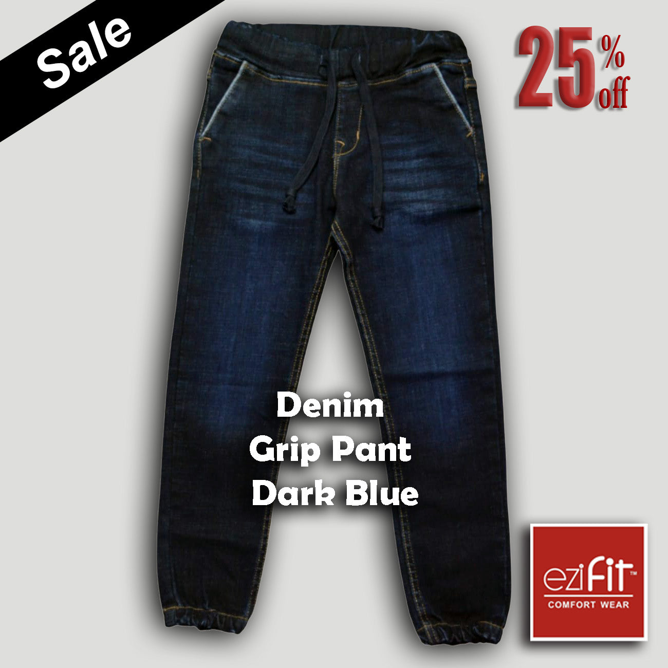Denim Grip Pant Dark Blue