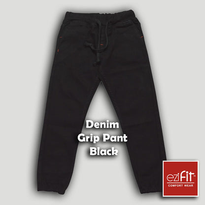 Denim Grip Pant Black
