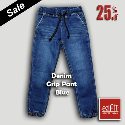 Denim Grip Pant Blue