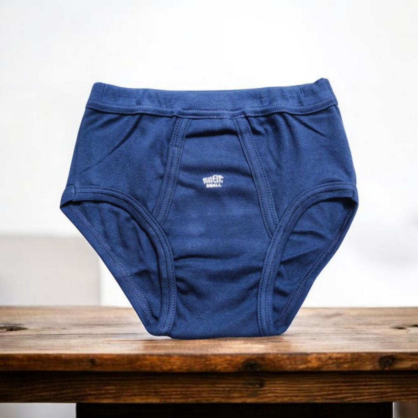 EziFit Pure Combed Cotton Fabric Blue Underwear For Men