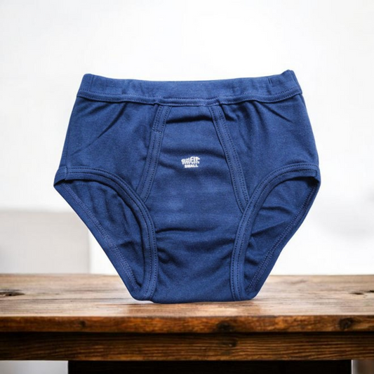 EziFit Pure Combed Cotton Fabric Blue Underwear For Men