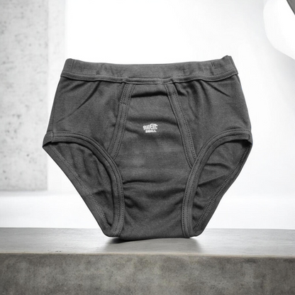 EziFit Pure Combed Cotton Fabric Grey Underwear For Men