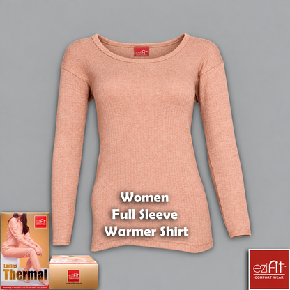 Women’s warmer web image with sewn Ezifit clothing tag